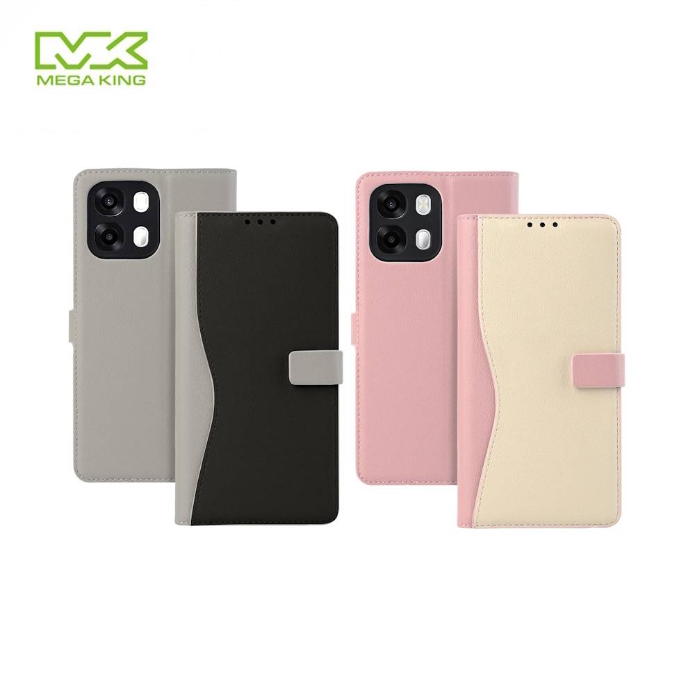 MEGA KING OPPO A6S 側掀皮套