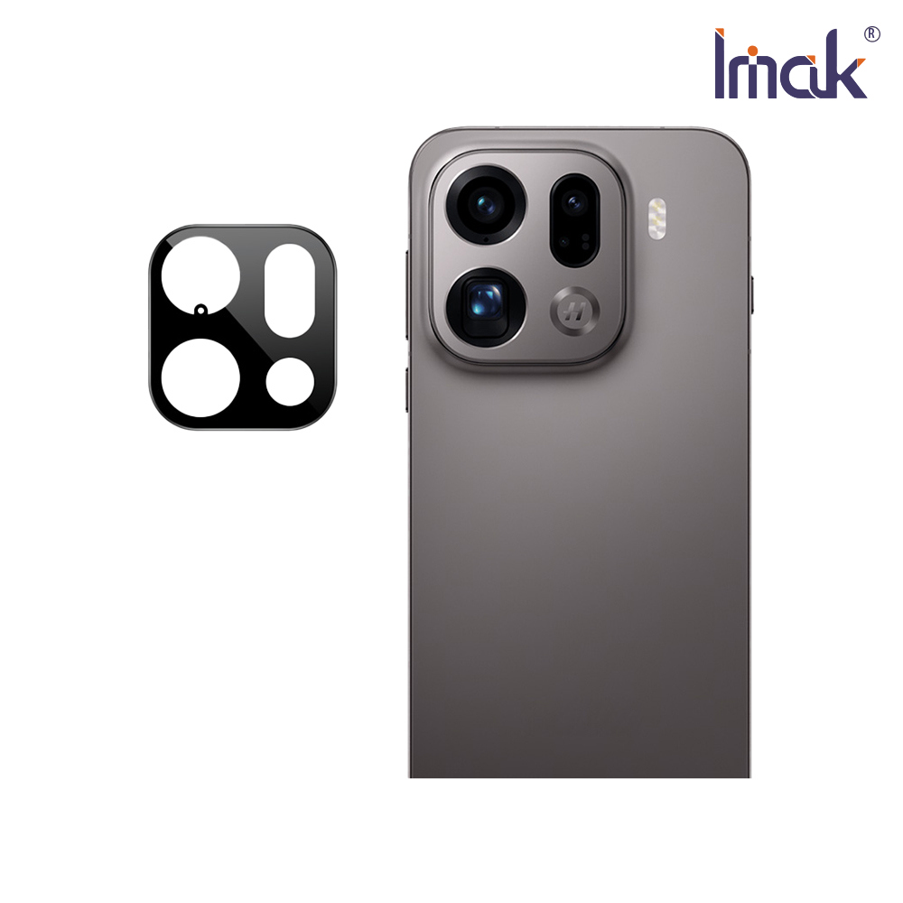 Imak 艾美克 OPPO Find X9 Pro 5G 鏡頭玻璃貼(曜黑版)