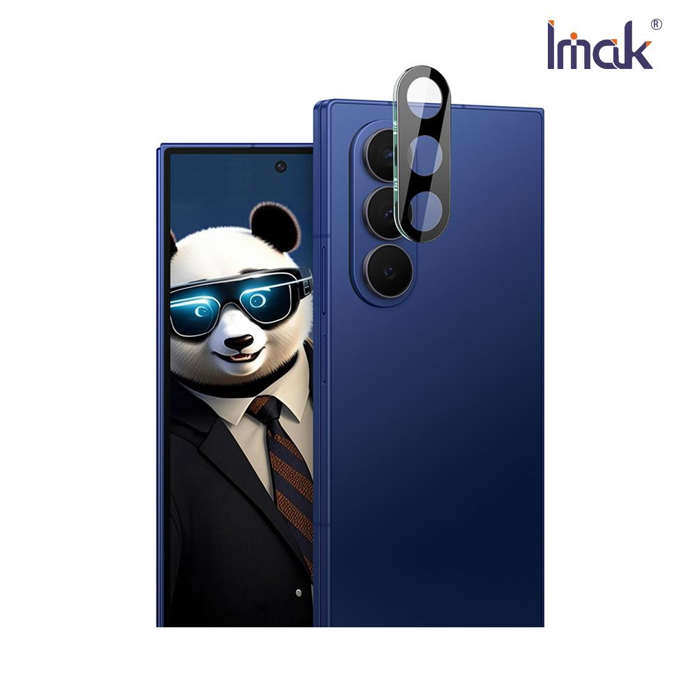 Imak 艾美克 SAMSUNG 三星 Galaxy Z Fold 8 Ultra 5G 鏡頭玻璃貼(一體式)(曜黑版)