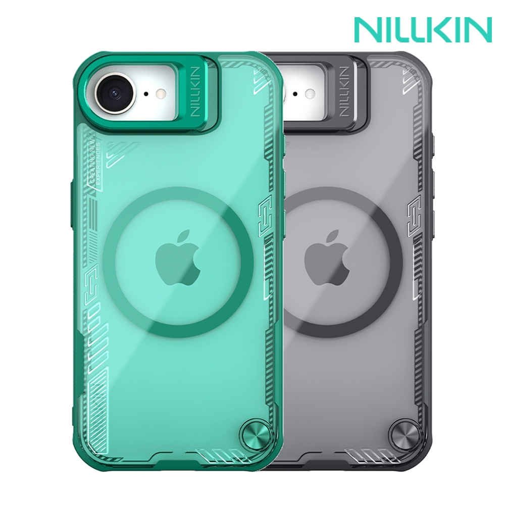 NILLKIN Apple 蘋果 iPhone 16e 冰空 Prop 磁吸保護殼(鏡框版)(暗夜黑)