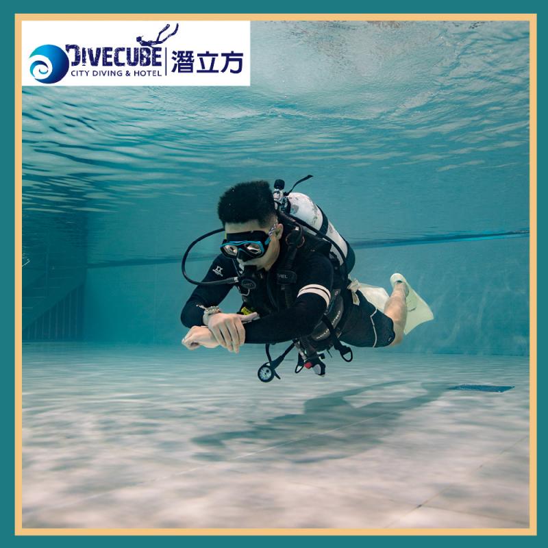 台中【潛立方】單人體驗潛水課程（水肺潛水或自由潛水擇一）90分鐘(MO)