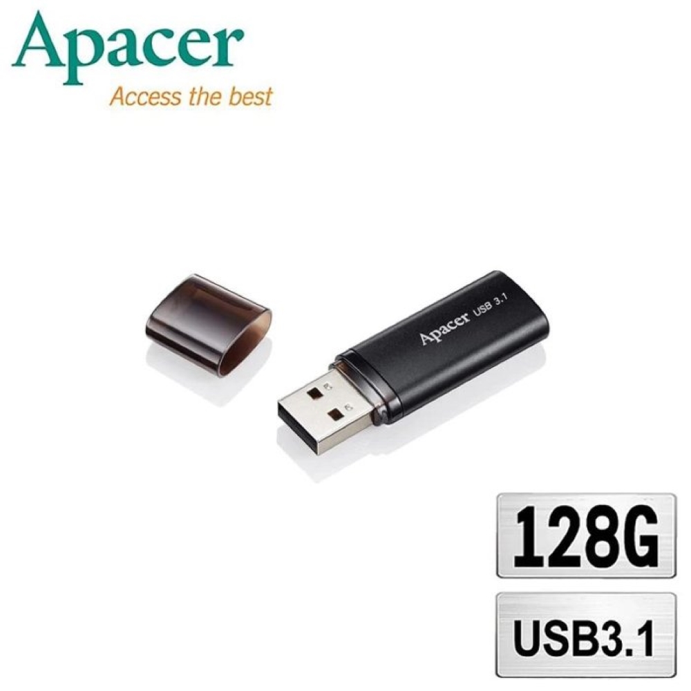 Apacer 宇瞻 AH25B 128GB 時尚金屬碟 USB3.1 隨身碟