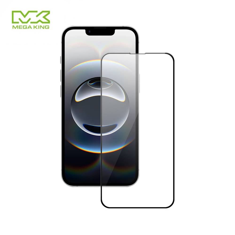 MEGA KING iPhone 16e /14 /13 6.1吋 滿版玻璃保護貼