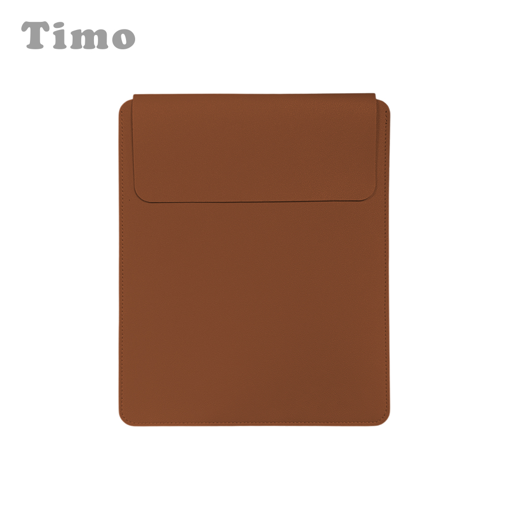 【Timo】Apple iPad / 三星平板 10.9吋以下通用 輕薄皮革收納包 筆電內袋-焦糖棕