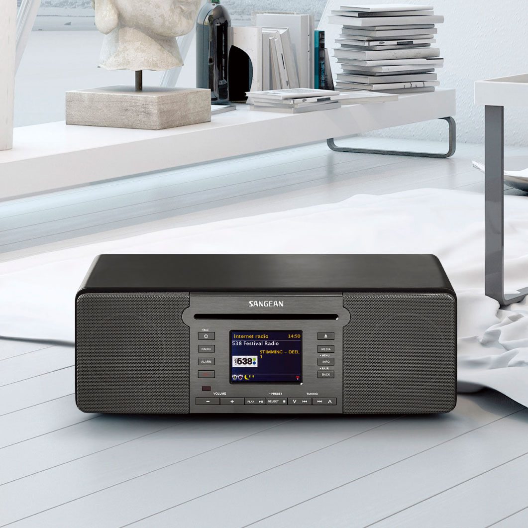 山進 SANGEAN DDR-66BT 數位音響Internet Radio/DAB+/FM-RDS/Bluetooth/CD MP3/WMA/SD/USB