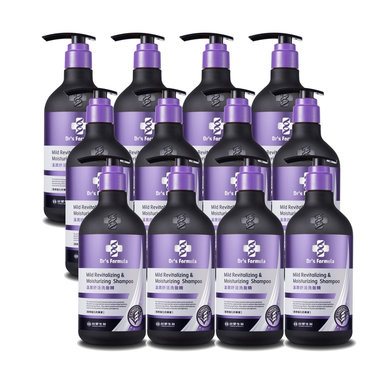 《台塑生醫》Dr‘s Formula溫潤舒活洗髮精(升級版)三代580g*12入