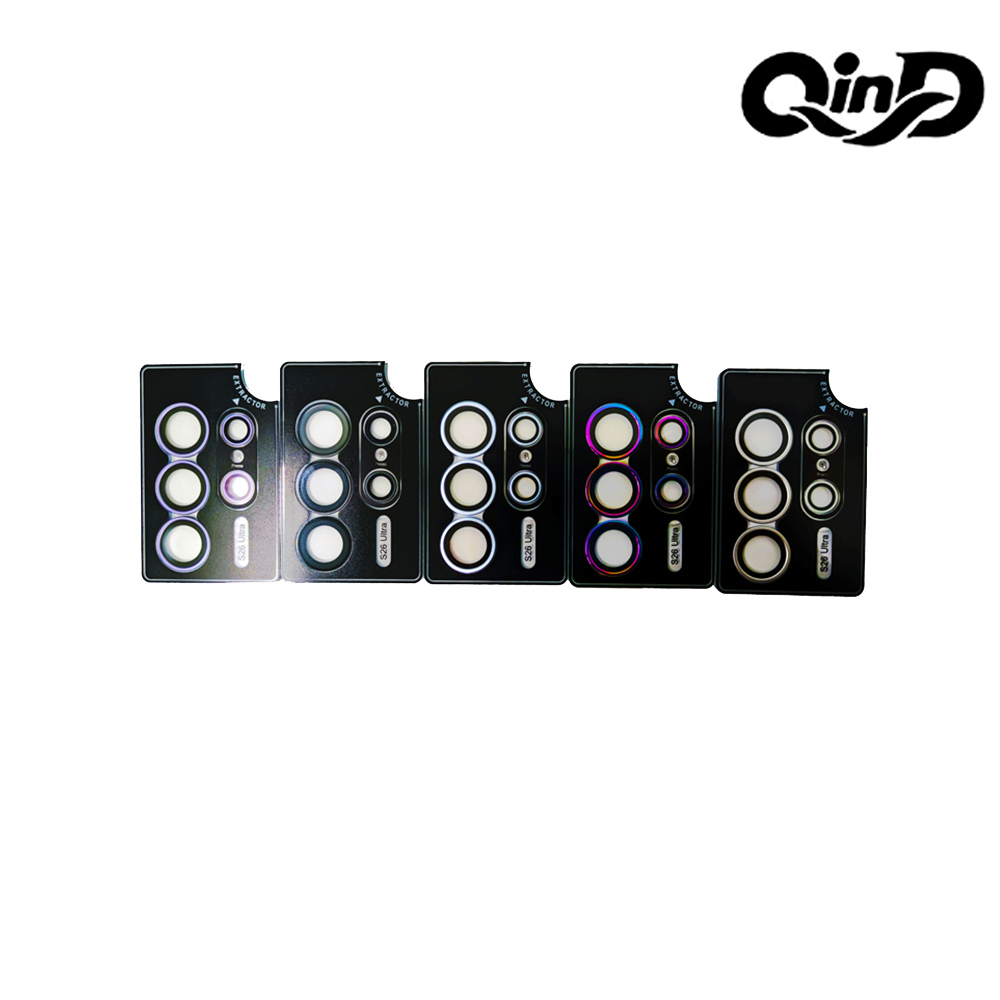 QinD SAMSUNG 三星 Galaxy S26 Ultra 5G 鷹眼鏡頭保護貼(純黑)