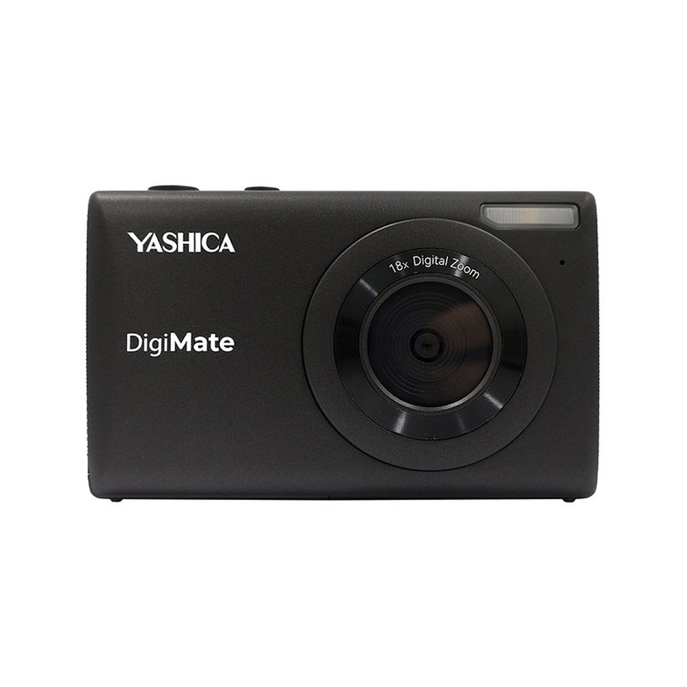 【YASHICA 日本雅西卡】 DigiMate 經典輕巧DC數位相機-黑色