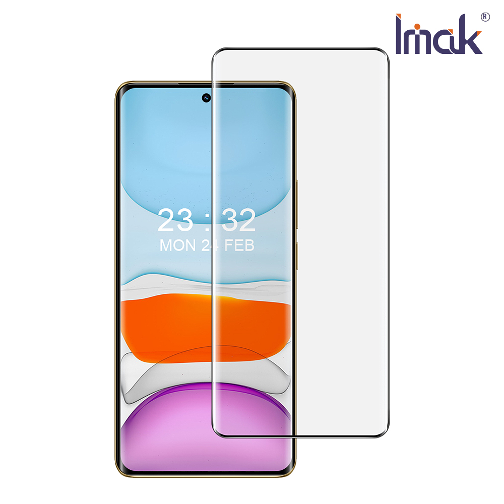 Imak 艾美克 realme 12 Pro+ 5G 3D曲面全膠鋼化玻璃貼