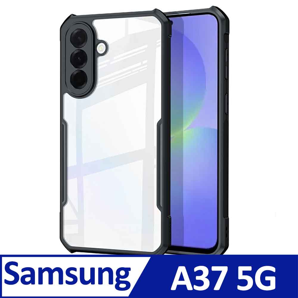 XUNDD 甲蟲系列 SAMSUNG Galaxy A37 5G 防摔保護軟殼 炫酷黑