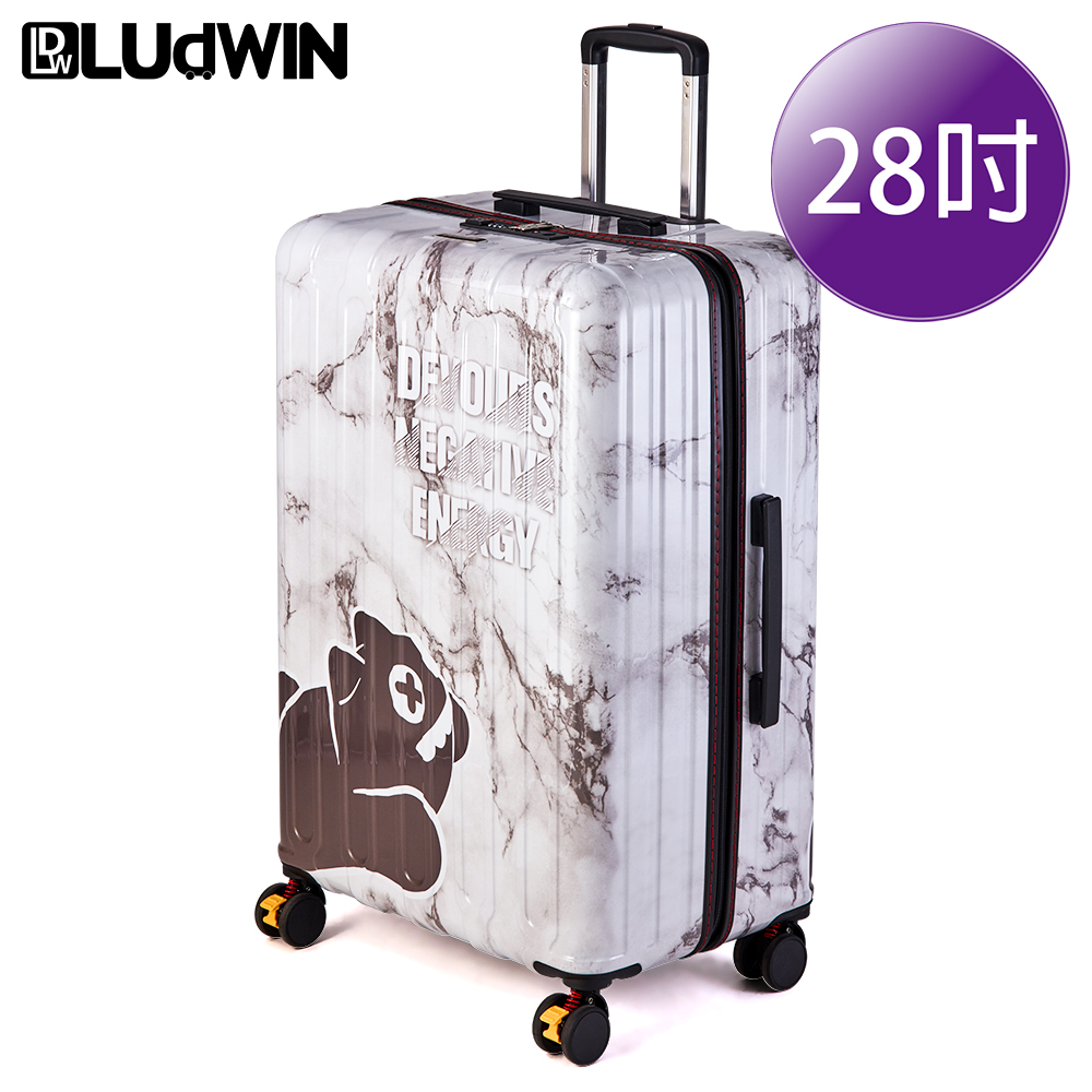 【LUDWIN 路德威】德國路德威設計款28吋行李箱-灰色魔岩
