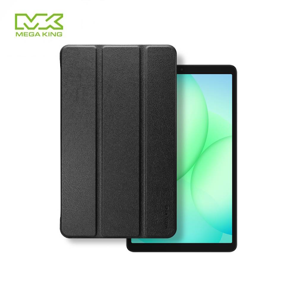 MEGA KING 三星 Galaxy Tab A11 側掀式皮套 黑