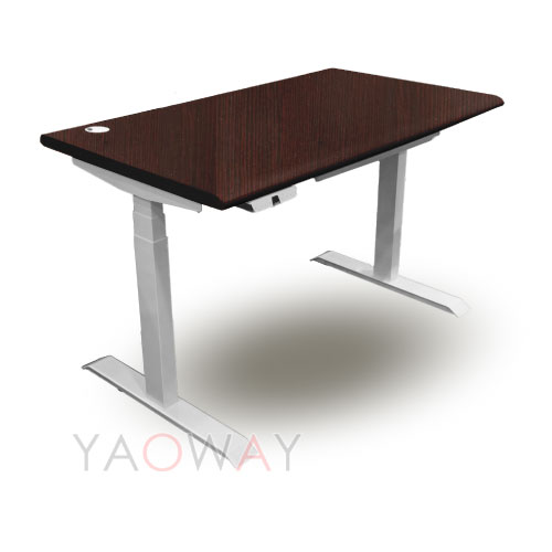 JT.JiTi ONEH電動升降桌120 x 70_5997艾莉絲胡桃木+白腳【耀偉】