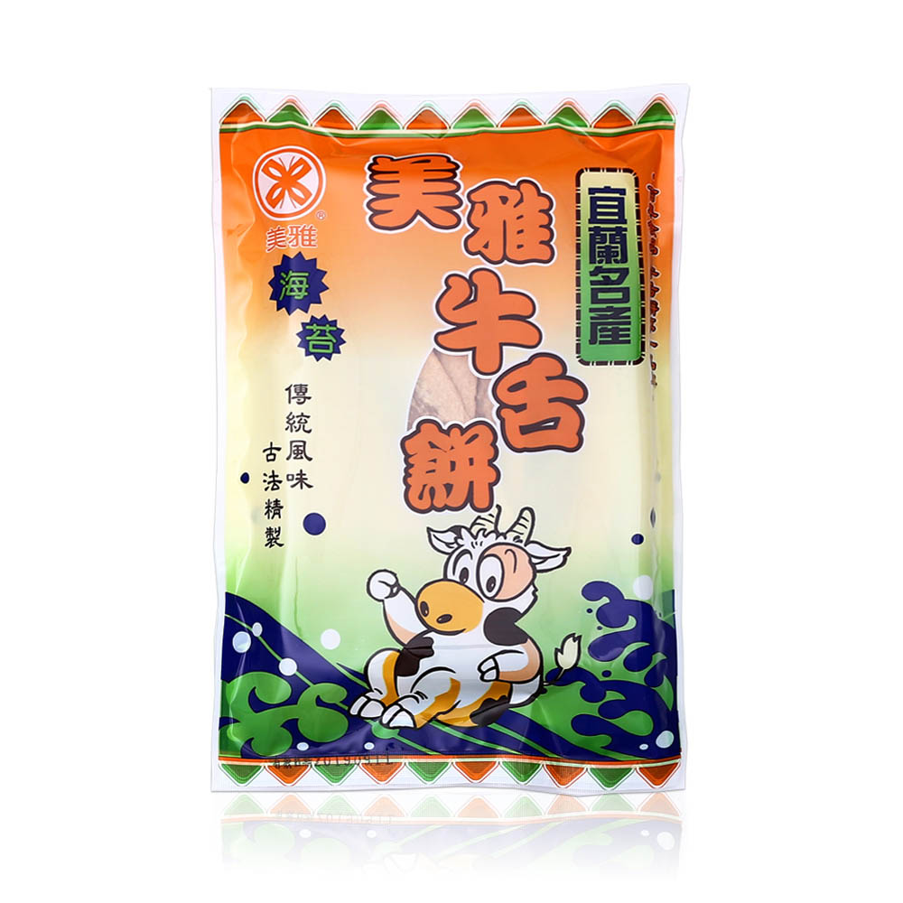 美雅宜蘭餅 海苔芝麻牛舌餅x15包(6片/包)