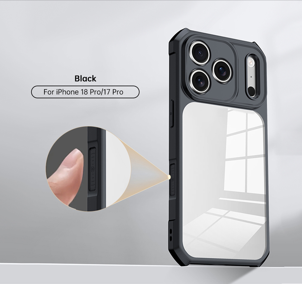 XUNDD 甲蟲系列 iPhone 18 Pro 防摔保護軟殼 炫酷黑