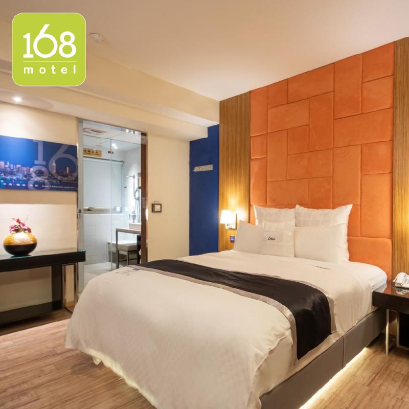 【168motel 新竹館】雙人房休息平假日 3H〈不可指定房型，依現場房況安排 〉
