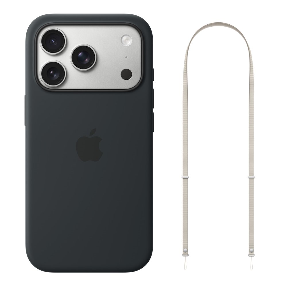 【618限時優惠】APPLE iPhone 17 Pro MagSafe 矽膠保護殼+斜背掛繩