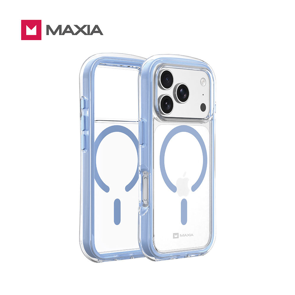 【MAXIA】iPhone 18 Pro 耐衝擊Air MAX磁吸保護殼-冰雪藍 (兼容iPhone 17 Pro)