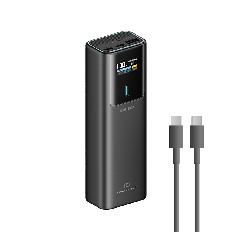 【Wh+CCC標示】CUKTECH 酷態科 10號PLUS 120W 行動電源 15000mAh (PB150P)-黑色