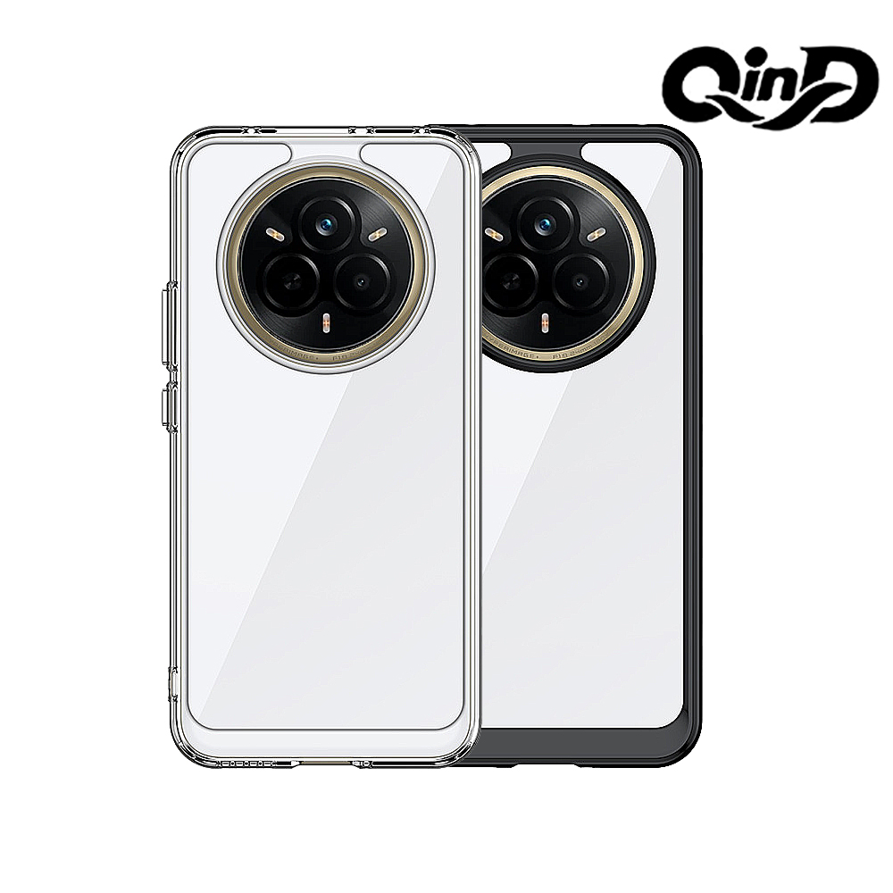 QinD realme 14 Pro 5G 雙料太空殼(透明)
