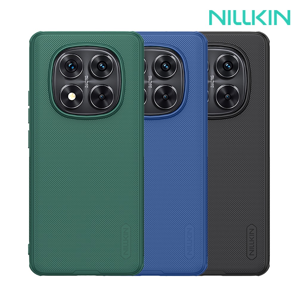 NILLKIN Redmi 紅米 Note 14 Pro + 5G 磨砂護盾 Pro 保護殼 (藍色)
