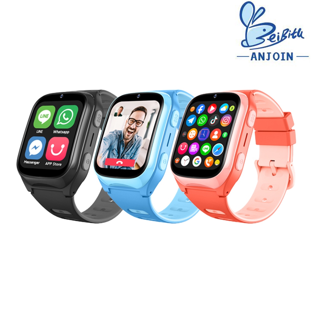 ANJOIN AS01 GPS 兒童智慧手錶(Lite版)(黑色)