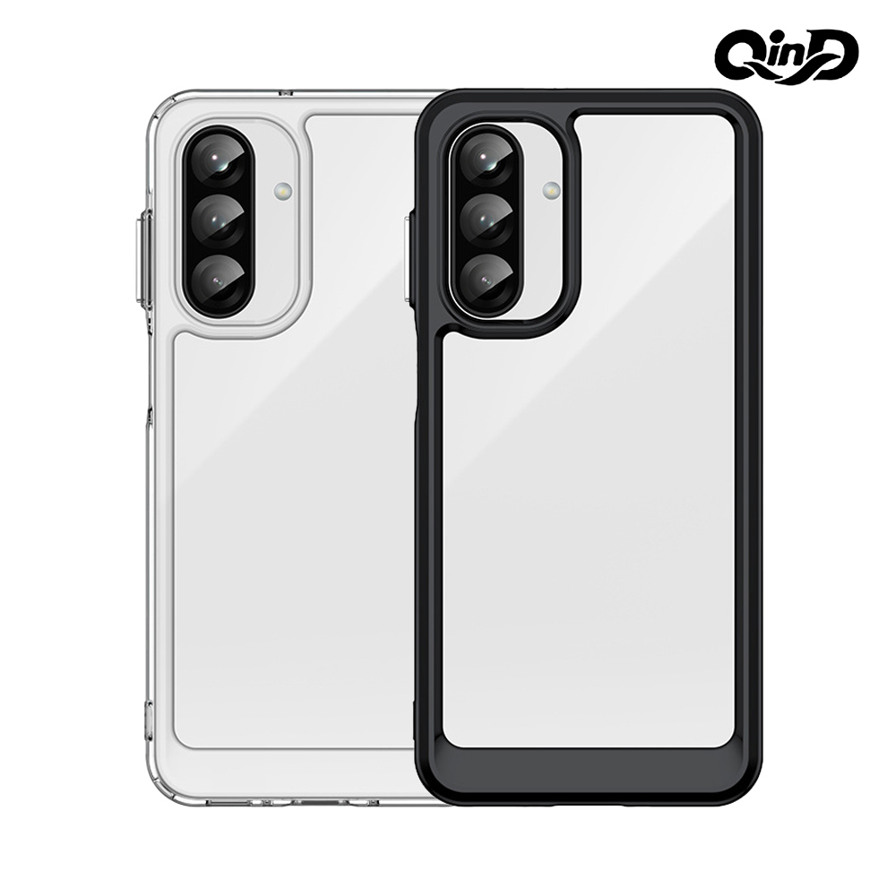 QinD SAMSUNG 三星 Galaxy A26 5G 雙料太空殼(透明)