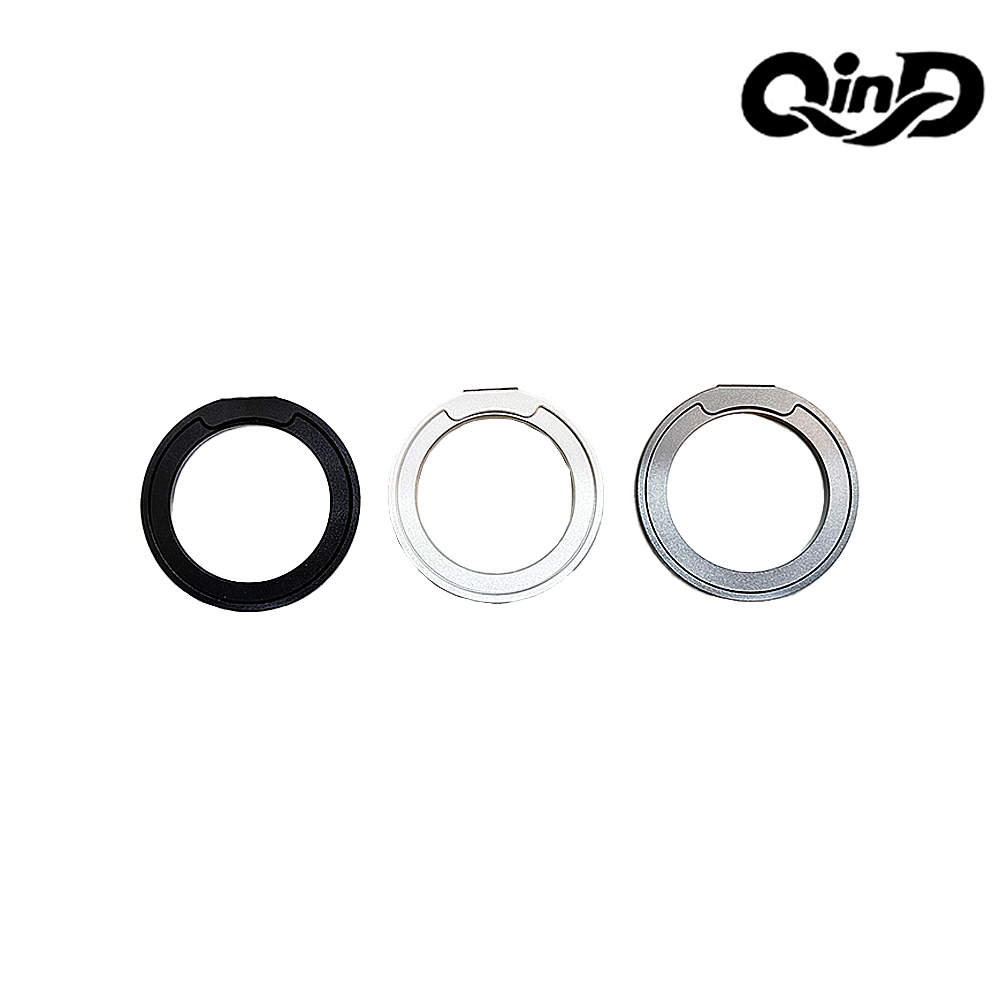 QinD 磁吸旋轉手機支架(升級版)(灰色)