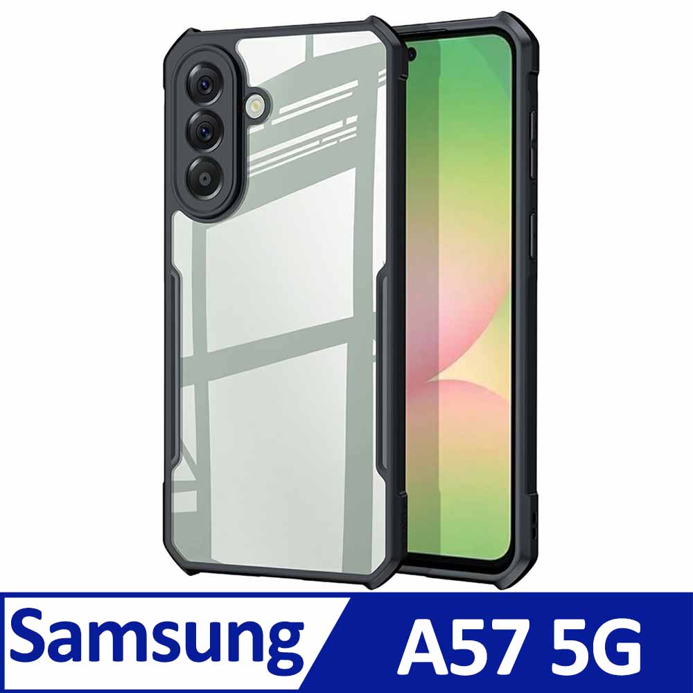 XUNDD 甲蟲系列 SAMSUNG Galaxy A57 5G 防摔保護軟殼 炫酷黑