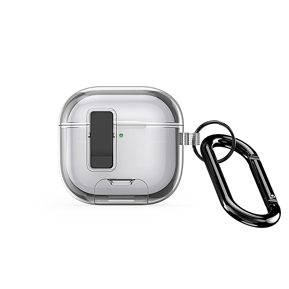 DUX DUCIS Apple 蘋果 AirPods 4 冰晶支架保護套(透灰)
