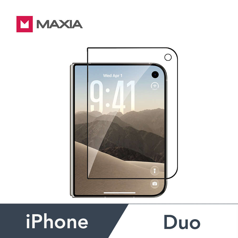 【MAXIA】 iPhone Duo康寧玻璃保護膜5.4吋