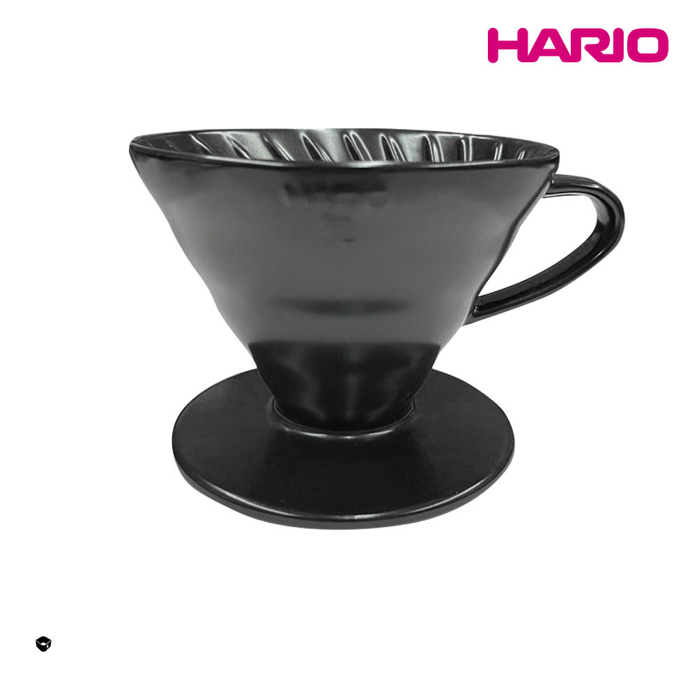 【HARIO V60彩虹磁石系列】V60霧黑02磁石濾杯 [VDC-02-MB-EX]