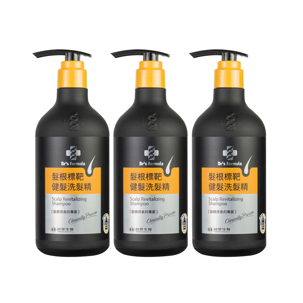 【神腦員購】《台塑生醫》Dr‘s Formula髮根標靶健髮洗髮精580g*3入