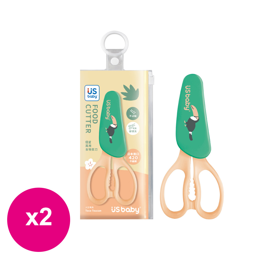 優生 萬用食物剪刀 大巨嘴鳥(附收納袋)*2入