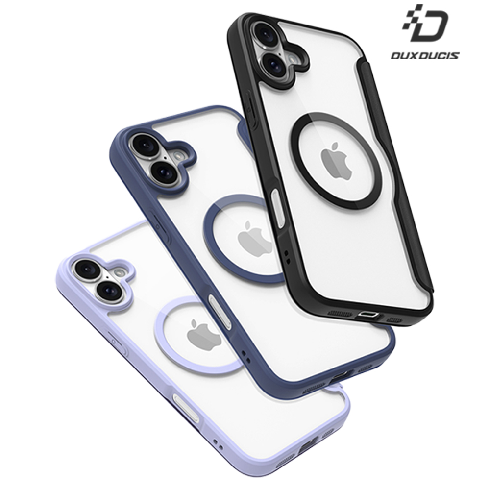 DUX DUCIS Apple 蘋果 iPhone 16 Plus SKIN X Pro 皮套(紫色)