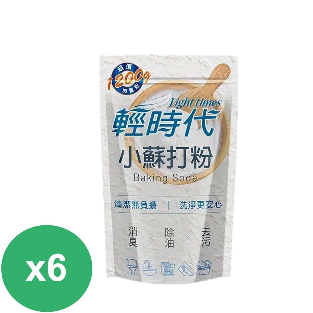 皂福 輕時代小蘇打粉(1200g) *6包