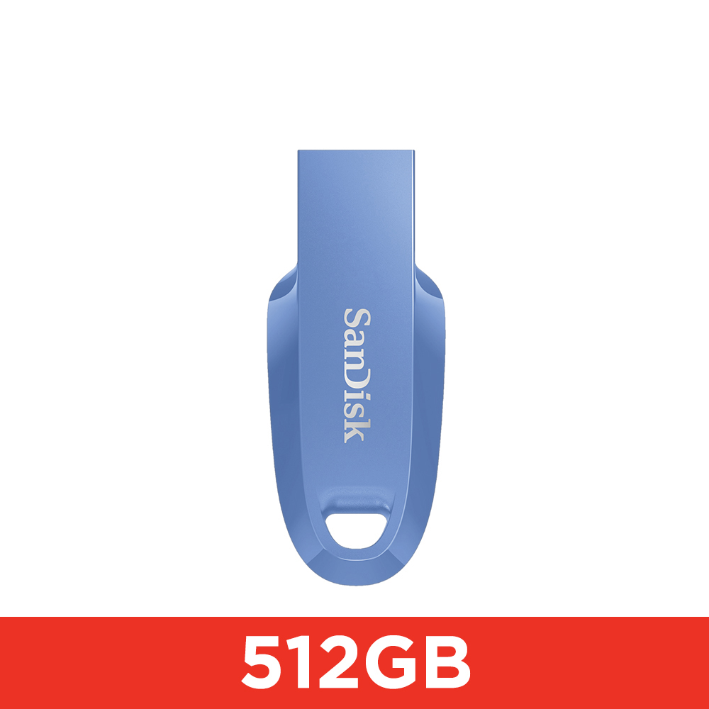 【SanDisk】CZ550 512GB Ultra Curve USB 3.2 Gen 1 隨身碟-鼠尾草藍