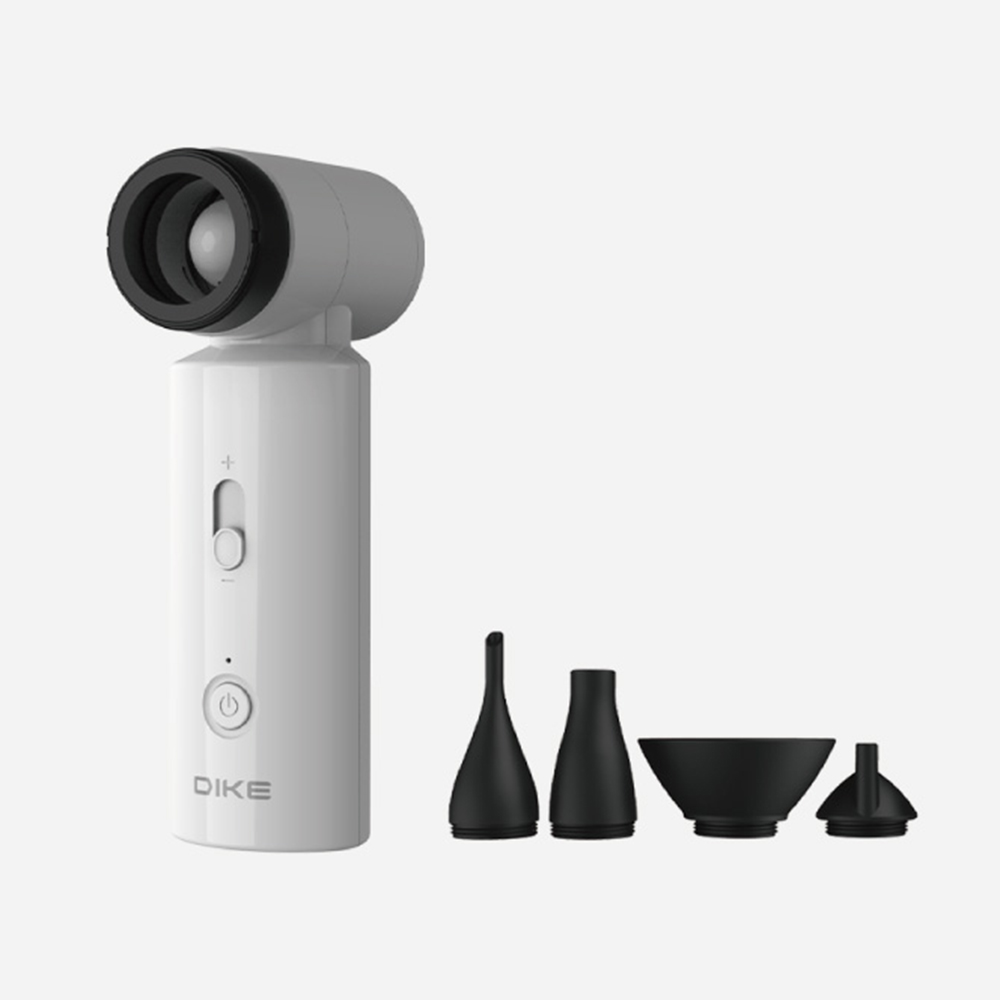 DIKE 多功能渦輪暴風扇(附4種風嘴)-白色 DUF330WT