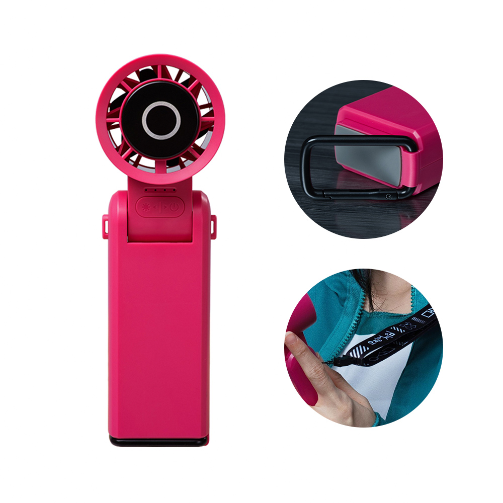 【BIGGER X 魷魚遊戲】COCOLD冰感摺疊製冷風扇 附掛繩 附吊飾盲袋-圓形守衛