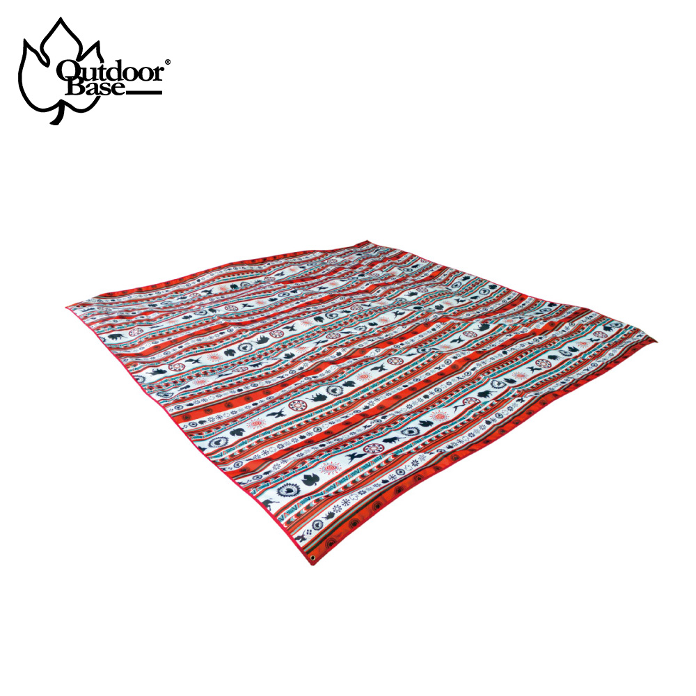 OutdoorBase 彩繪天空露營地布300cm 21690 野餐 桌巾 車邊帳 防潮墊