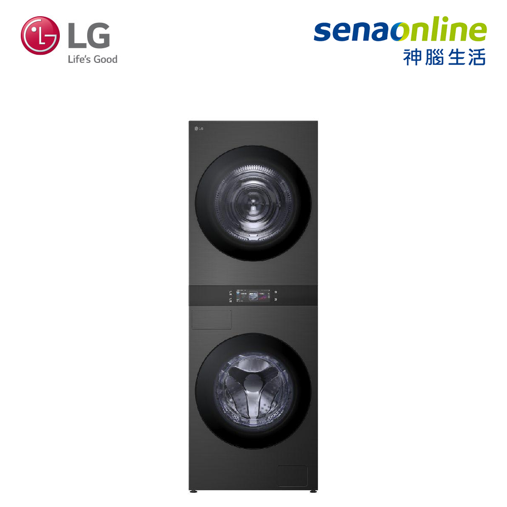 LG WD-S1818PB 18+18公斤AI智控洗乾衣機 黑