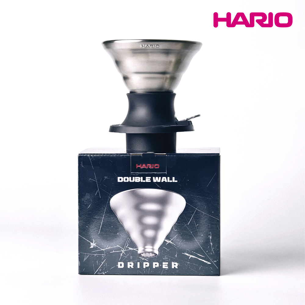 【HARIO】V60 雙層不鏽鋼02濾杯 /金屬濾杯/Switch濾杯/聰明濾杯/浸漬式/錐形濾杯/露營濾杯
