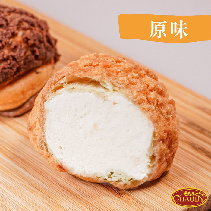 超比食品 甜點夢工廠-原味菠蘿泡芙6入禮盒