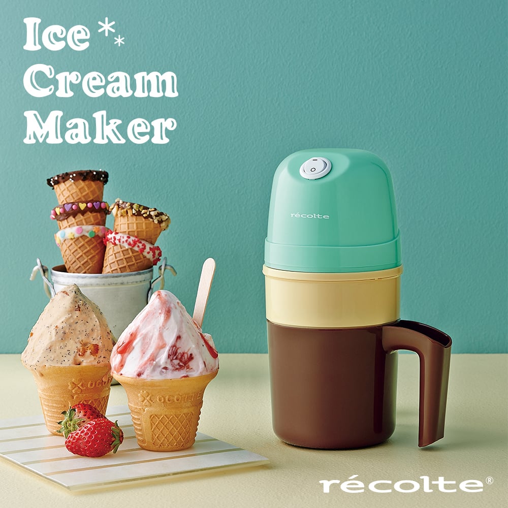 recolte 日本麗克特|Ice Cream 迷你冰淇淋機RIM(G)
