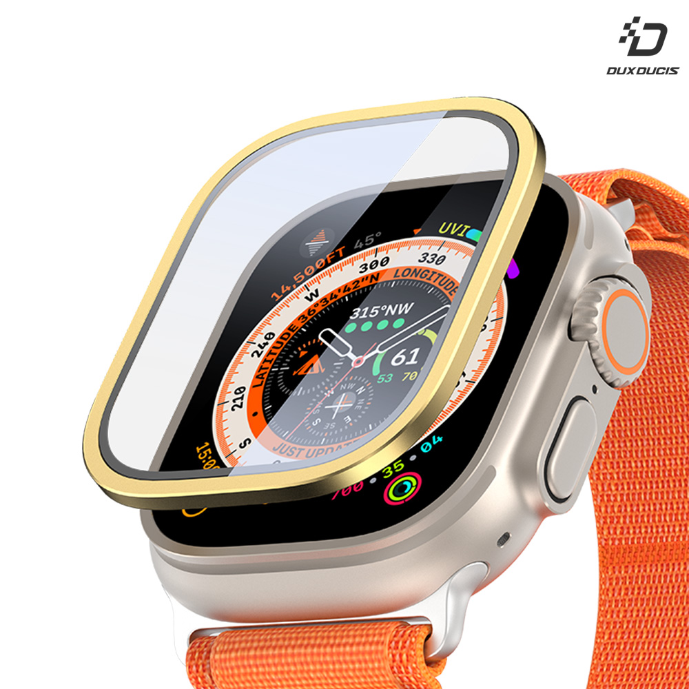 DUX DUCIS Apple Watch Ultra (49mm) Flas 鋁合金框玻璃貼(銀色)