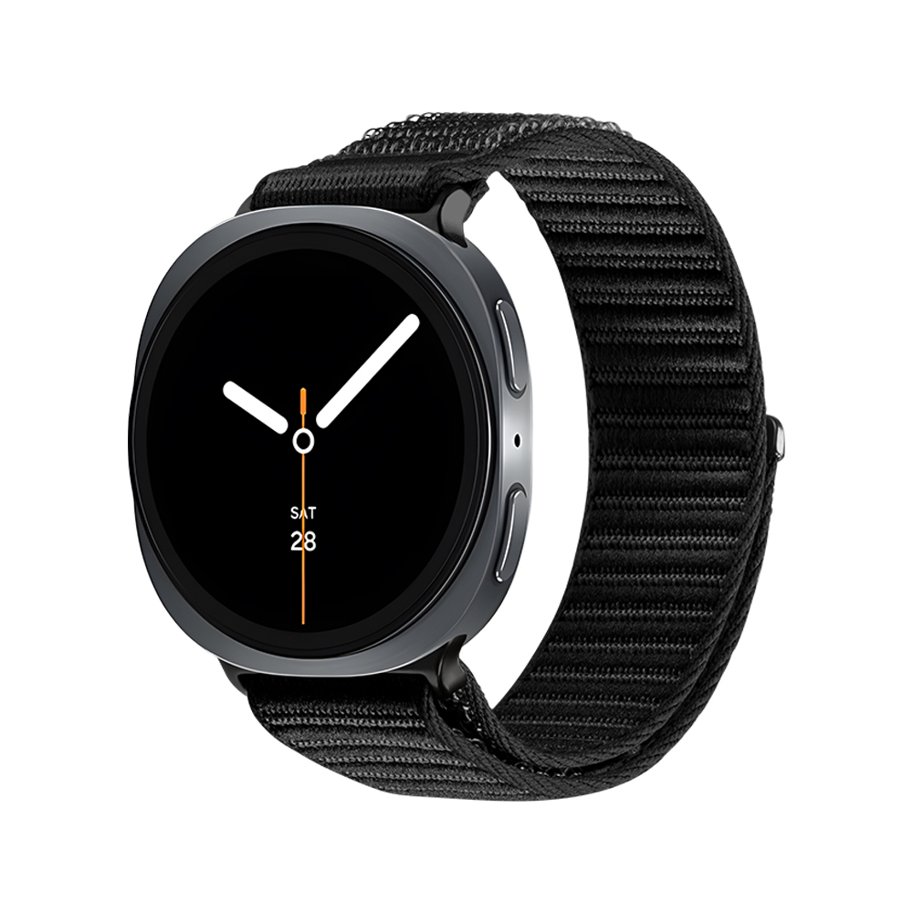 DUX DUCIS SAMSUNG 三星 Galaxy Watch 8 / 9 YE 尼龍編織錶帶 (黑色)