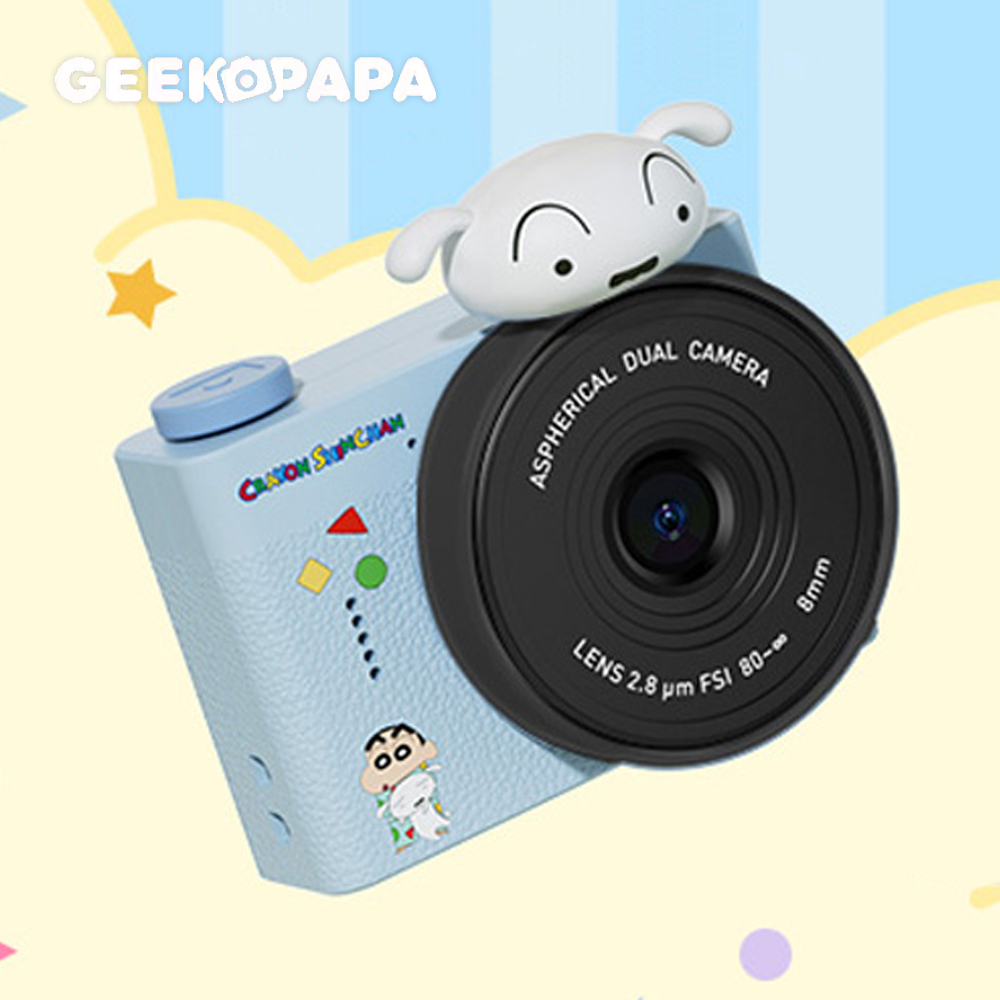 【GEEKPAPA x 蠟筆小新】A5mini迷你數位相機-小白狗