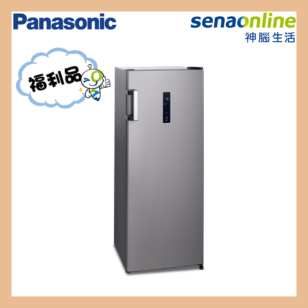 【福利品】PANASONIC NR-FZ175AV-S 170L 直立式冷凍櫃