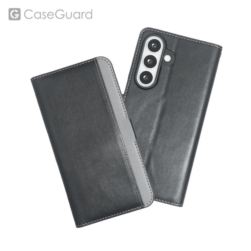 CaseGuard SAMSUNG S26+ 磁吸站立式皮套 黑