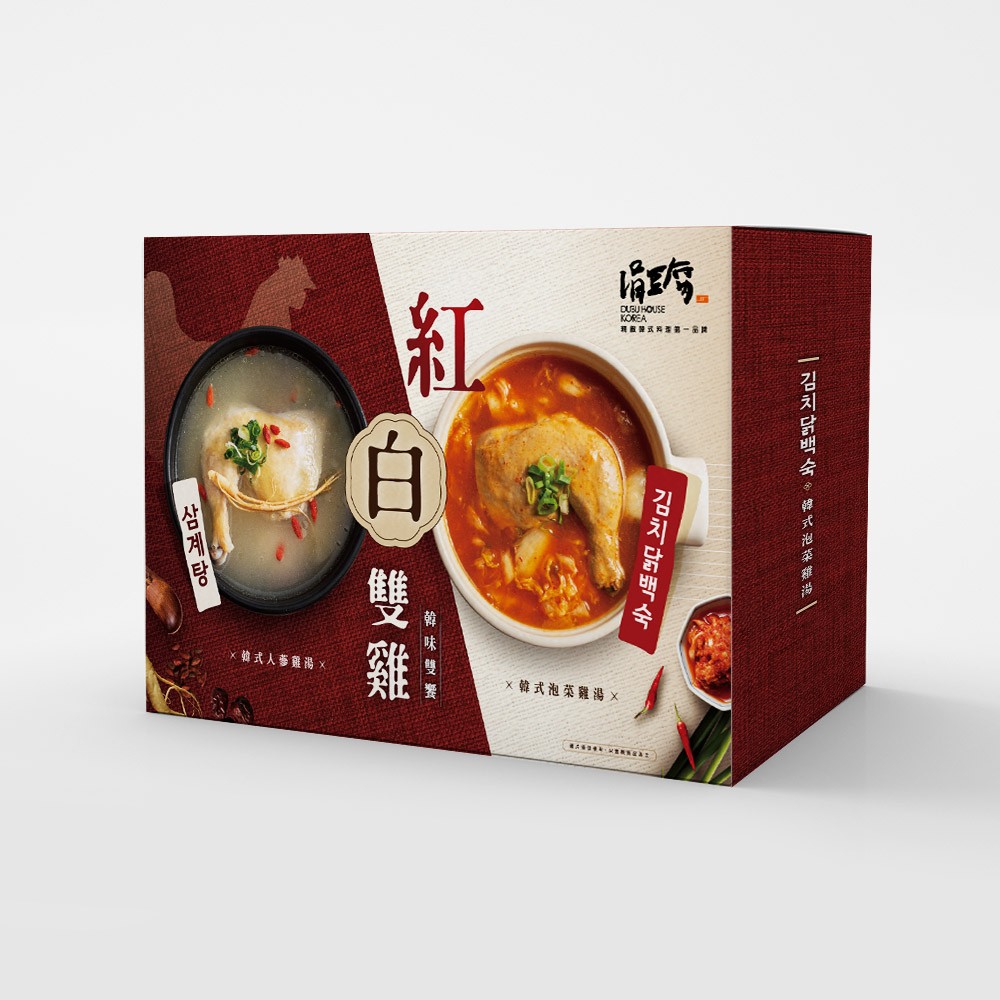 【涓豆腐】紅白雙雞禮盒